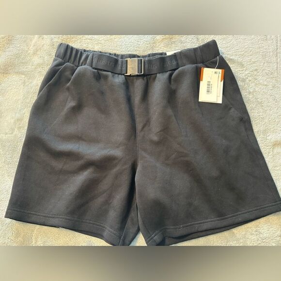 NWT Sports Illustrated Cotton Shorts Size Large Black - Picture 1 of 6